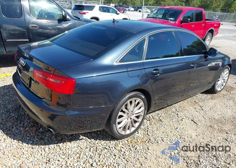 2013 Audi A6 2.0T Premium from USA, damaged, VIN WAUGFAFC7DN107668